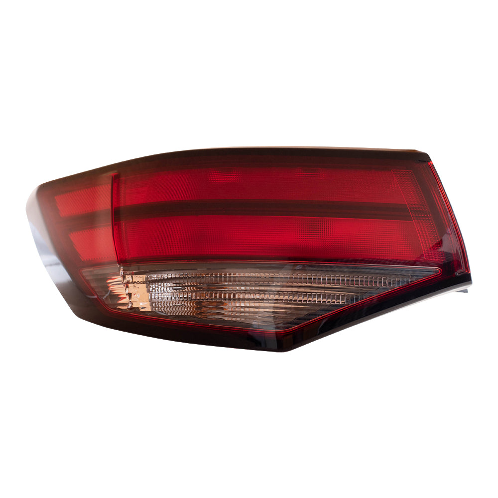 Brock Aftermarket Replacement Driver Left Tail Light Assembly Quarter Mounted Compatible with 2020-2025 Nissan Sentra