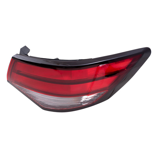 Brock Aftermarket Replacement Passenger Right Tail Light Assembly Quarter Mounted Compatible with 2020-2025 Nissan Sentra