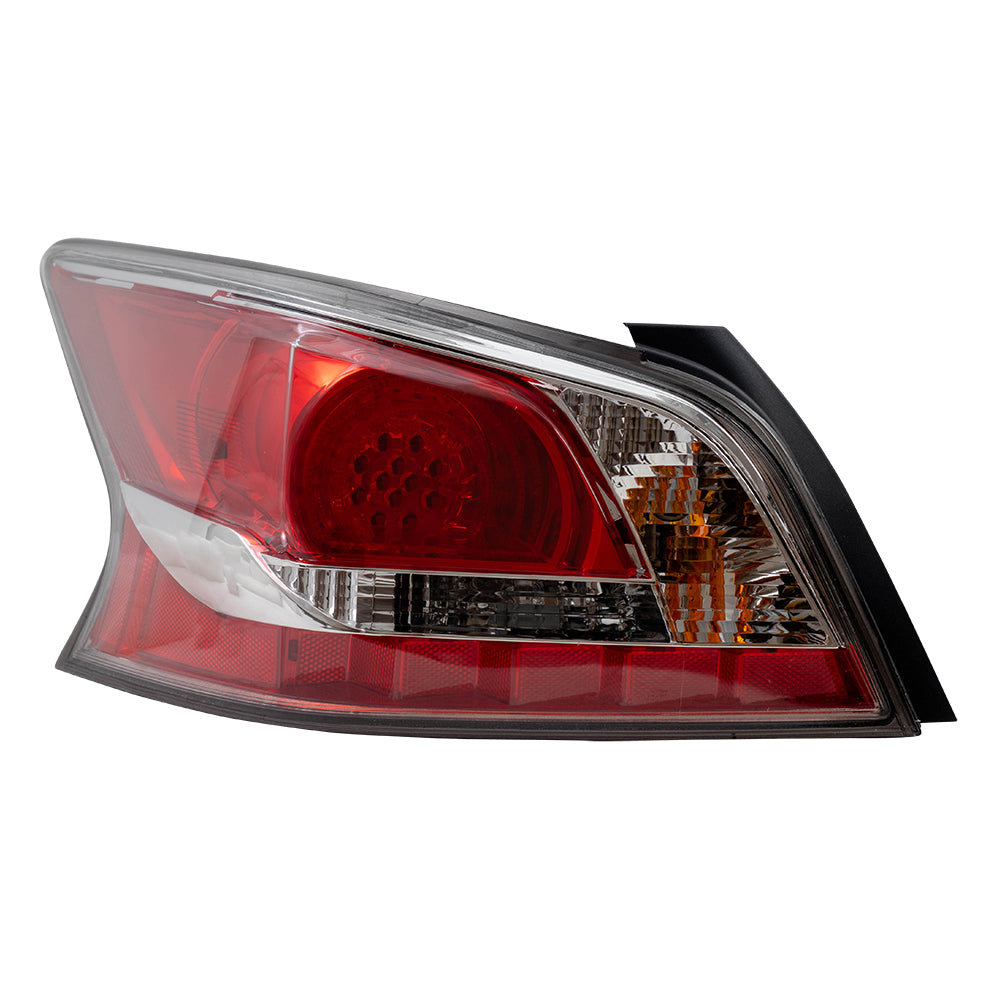 Brock Replacement Tail Light Compatible with 2014-2015 Altima Sedan Driver LED Type Taillamp Assembly 265559HM2A 26555-9HM2A
