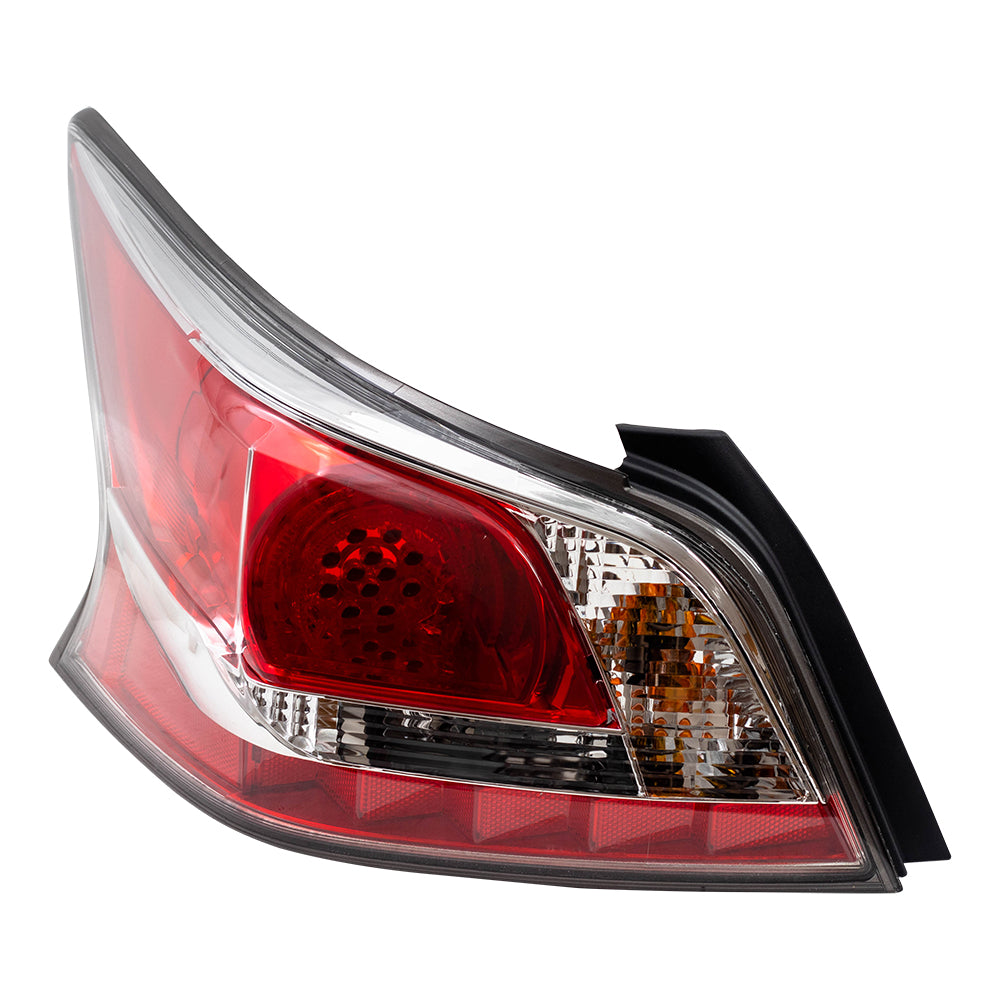 Brock Replacement Tail Light Compatible with 2014-2015 Altima Sedan Driver LED Type Taillamp Assembly 265559HM2A 26555-9HM2A