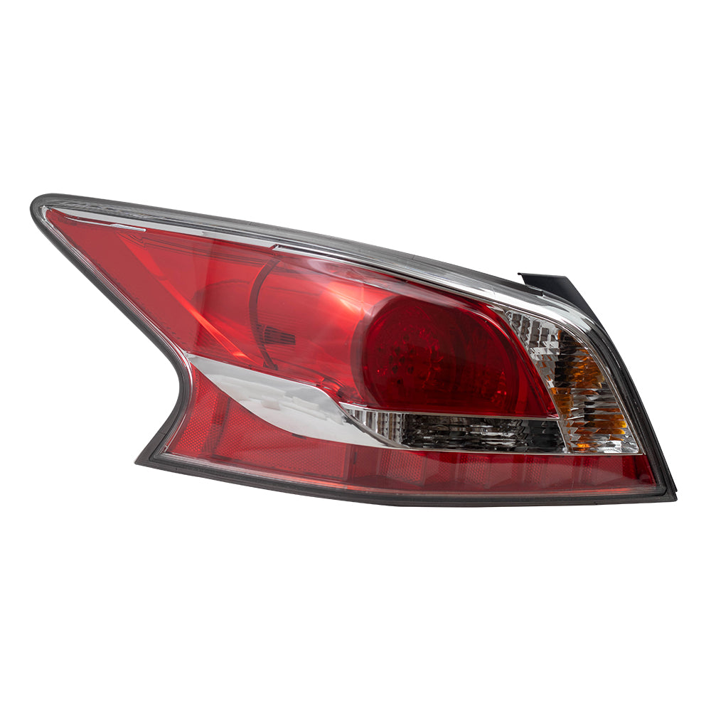 Brock Replacement Tail Light Compatible with 2014-2015 Altima Sedan Driver LED Type Taillamp Assembly 265559HM2A 26555-9HM2A