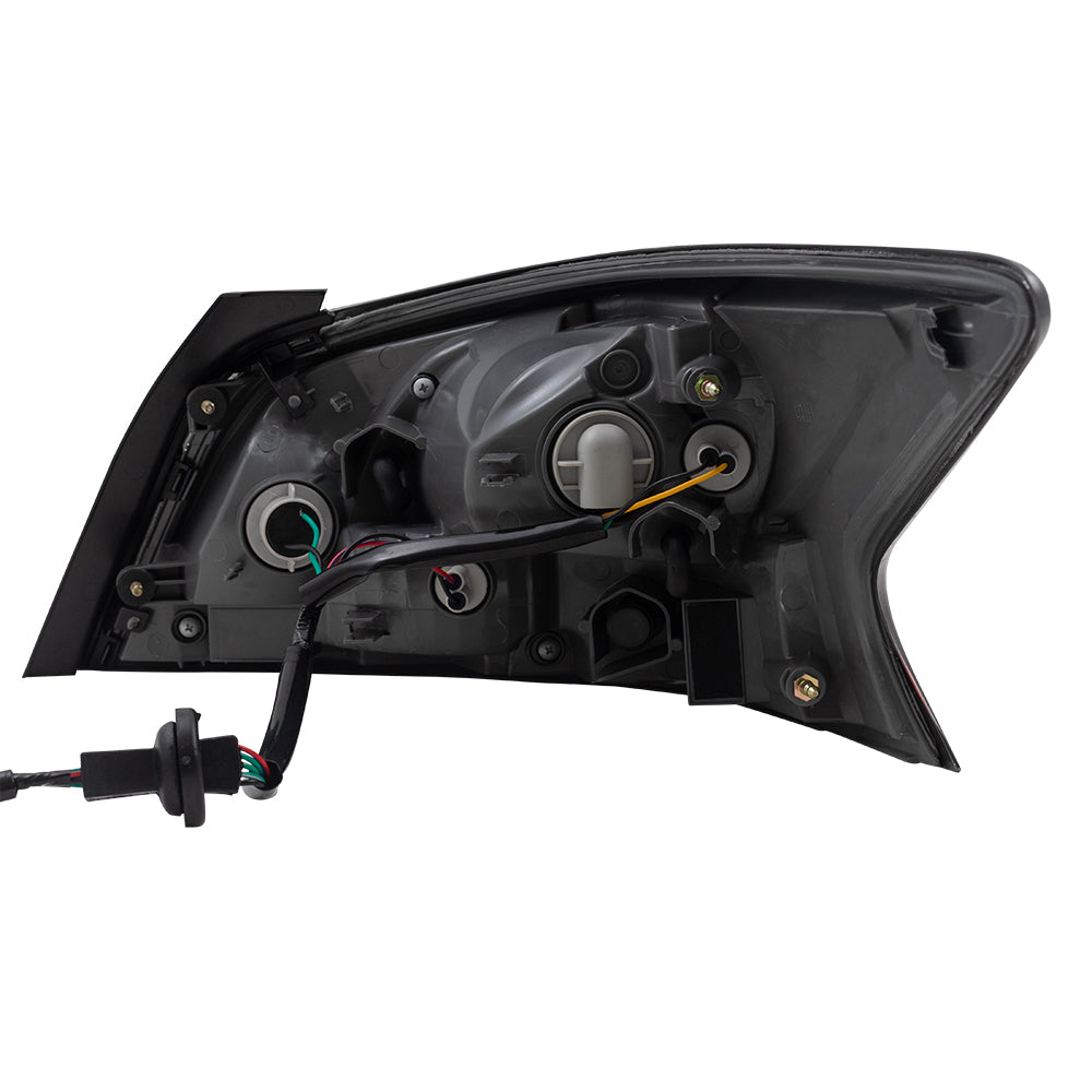 Brock Replacement Tail Light Compatible with 2014-2015 Altima Sedan Driver LED Type Taillamp Assembly 265559HM2A 26555-9HM2A