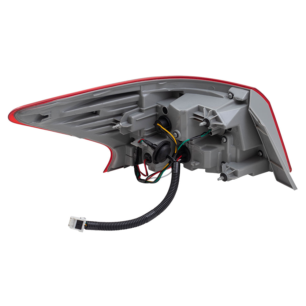 Brock Aftermarket Replacement Passenger Right Combination Tail Light Assembly Body Mounted Compatible With 2016-2019 Nissan Sentra