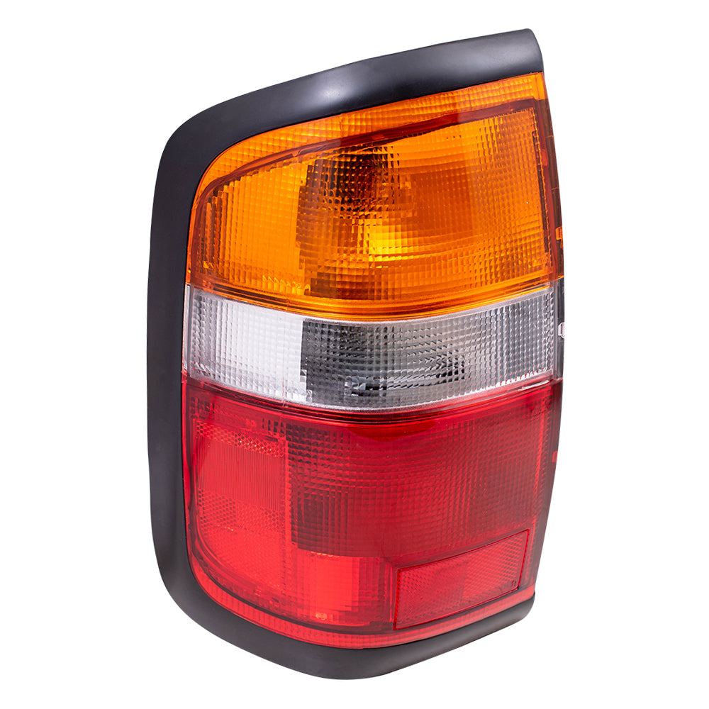 Brock Replacement Drivers Taillight Tail Lamp Lens Compatible with 96-99 Pathfinder SUV 26555-0W025