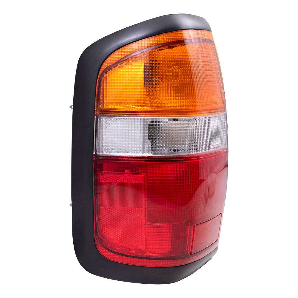 Brock Replacement Drivers Taillight Tail Lamp Lens Compatible with 96-99 Pathfinder SUV 26555-0W025
