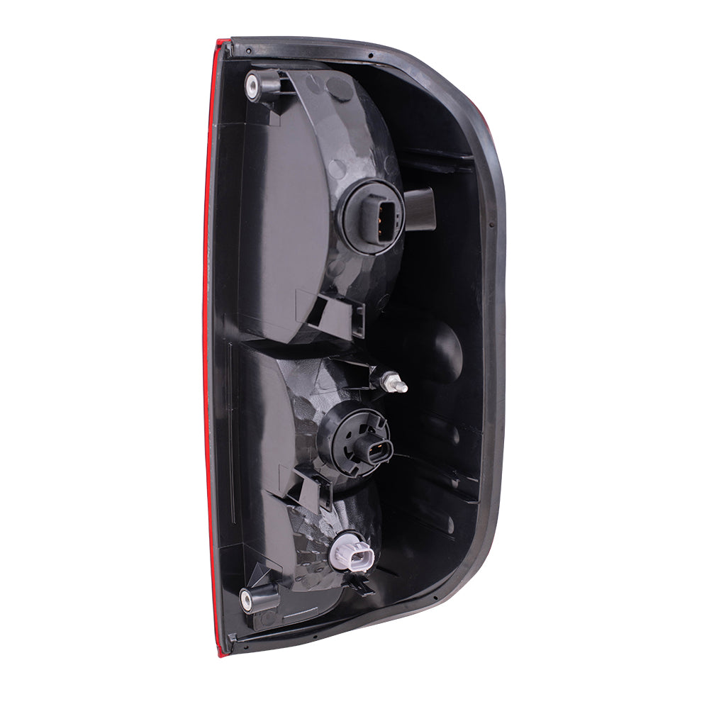Brock Replacement Drivers Taillight Quarter Panel Mounted Tail Lamp Compatible with 05-14 Frontier Pickup Truck 26555EA825