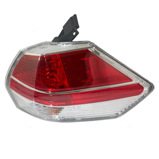 Brock Replacement Passengers Taillight Tail Lamp Quarter Panel Mounted Lens Compatible with 14-16 Rogue SUV 26550-4BA0A