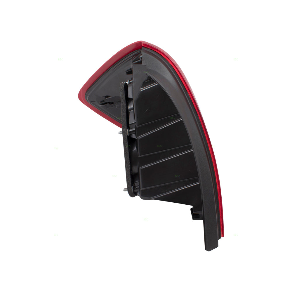 Brock Replacement Pair Set Tail Lights Tail Lamps Compatible with 07-11 Versa Sedan 26555EL30A 26550EL30A