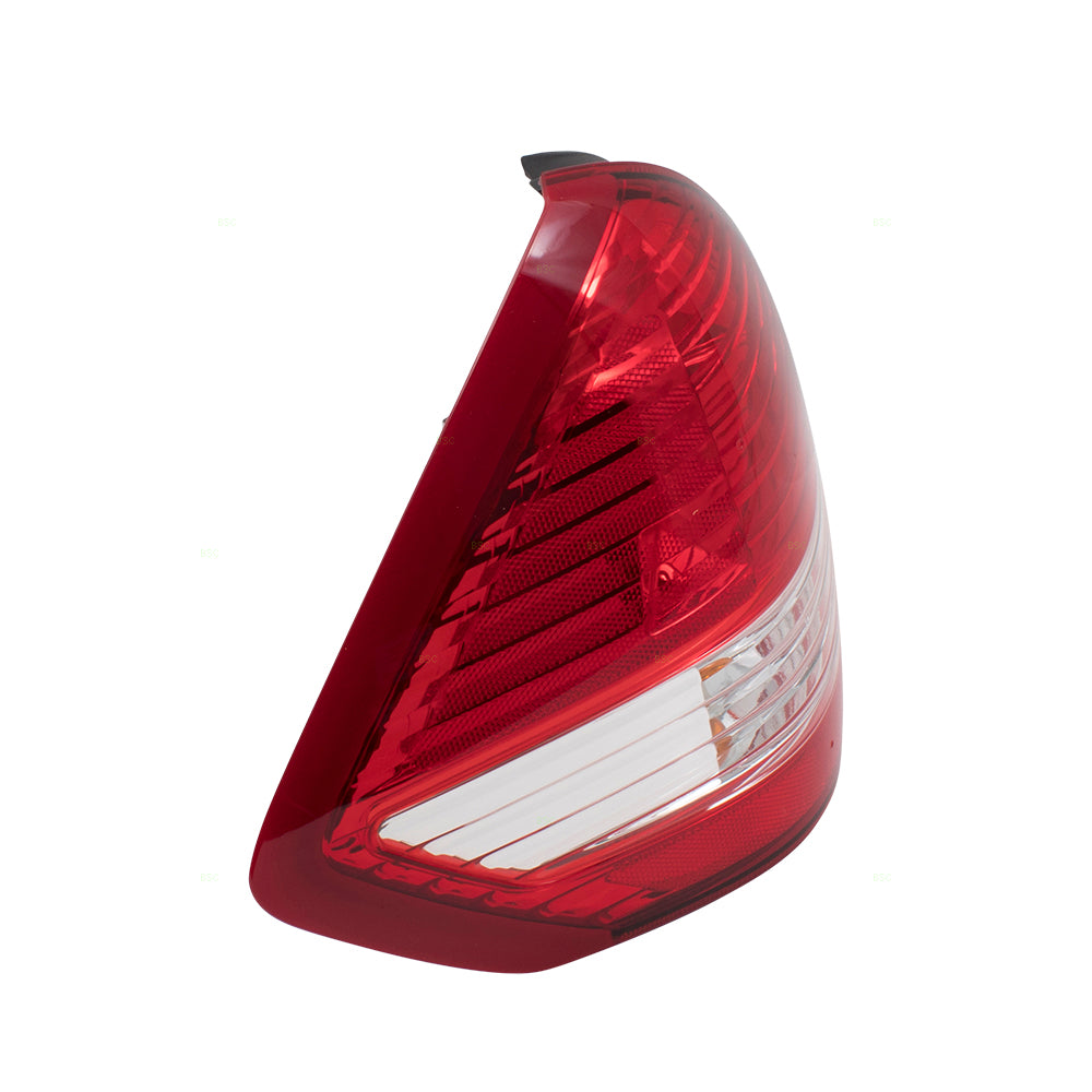 Brock Replacement Drivers Tail Light Tail Lamp Compatible with 07-11 Versa Sedan 26555EL30A NI2800185