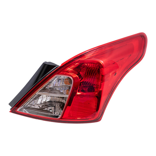 Brock Replacement Passengers Taillight Tail Lamp Compatible with 12-16 Versa Sedan 26550-3AN0A