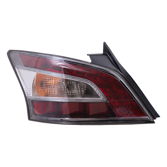 Brock Replacement Drivers Taillight Tail Lamp Compatible with 2012-2014 Maxima 26555-9DA0B NI2800197