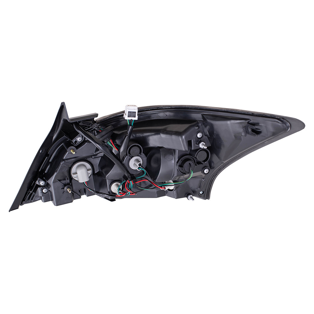 Brock Replacement Drivers Taillight Tail Lamp Compatible with 2012-2014 Maxima 26555-9DA0B NI2800197