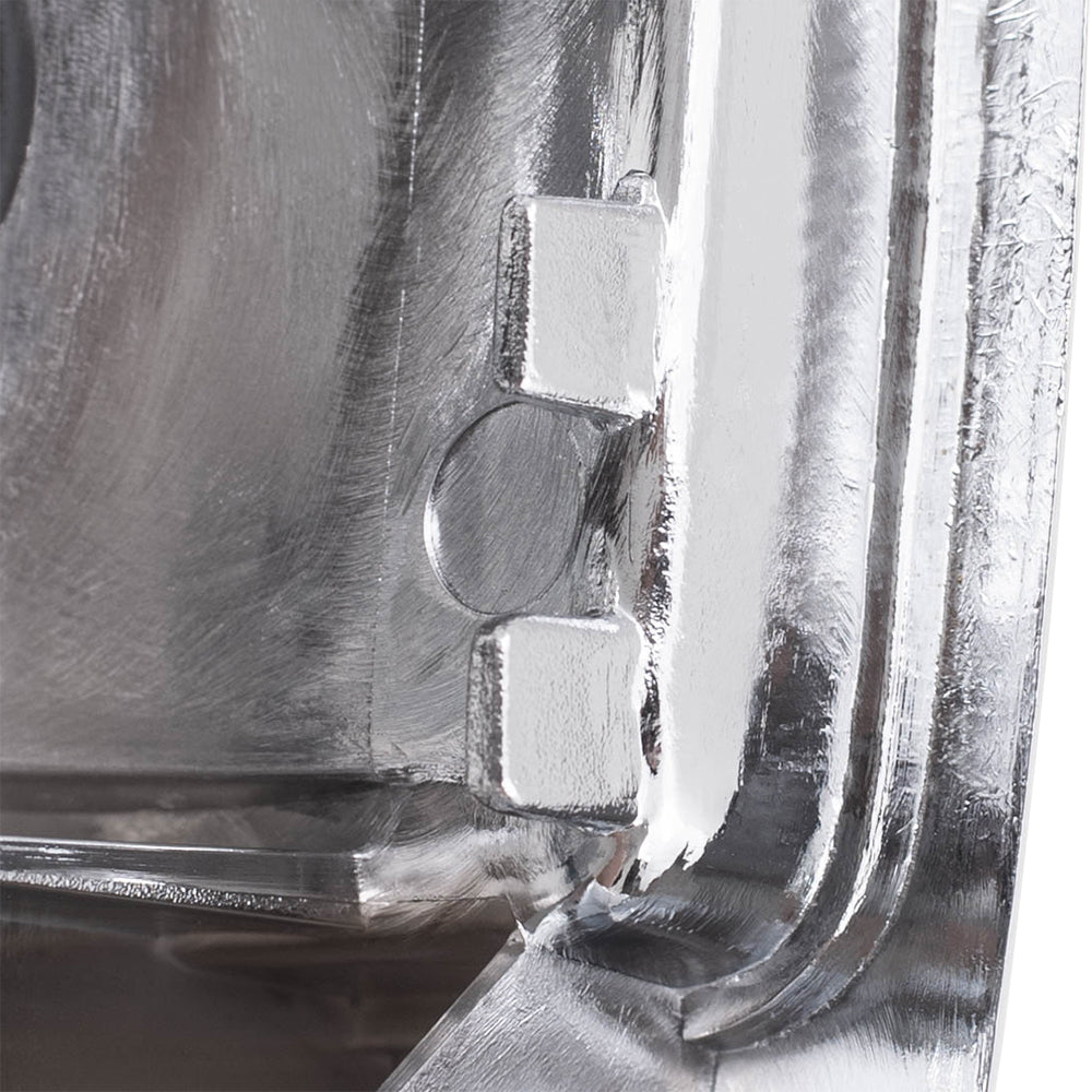 Driver's Side, Side Marker Light Assembly with Chrome Bezel for 1990-1994 D21