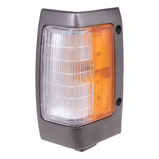 Driver's Side, Side Marker Light Assembly with Black Bezel for 1990-1994 D21