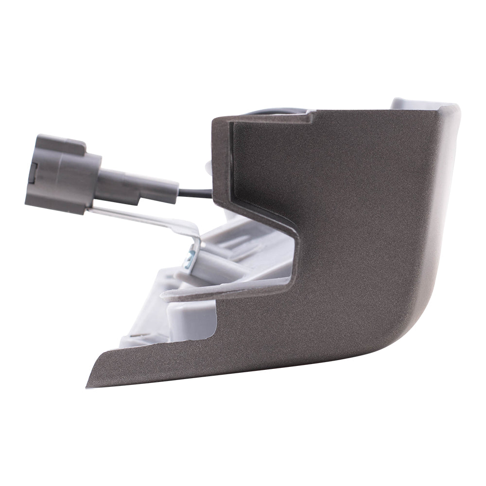 Driver's Side, Side Marker Light Assembly with Black Bezel for 1990-1994 D21