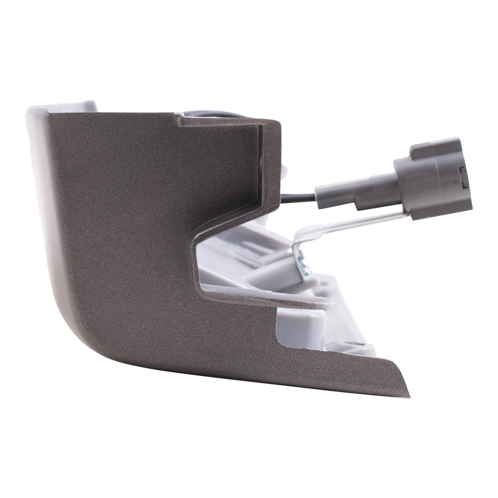 Driver's Side, Side Marker Light Assembly with Black Bezel for 1990-1994 D21