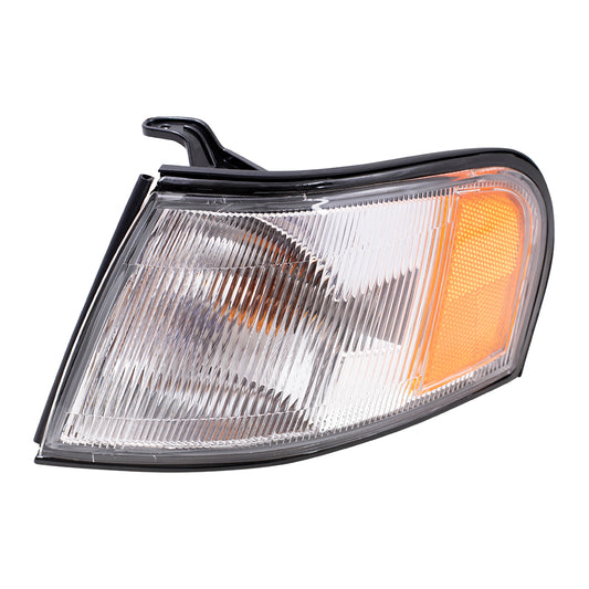 Brock Replacement Drivers Park Signal Corner Marker Light Lamp Lens Compatible with 95-99 Sentra 26120-1M325