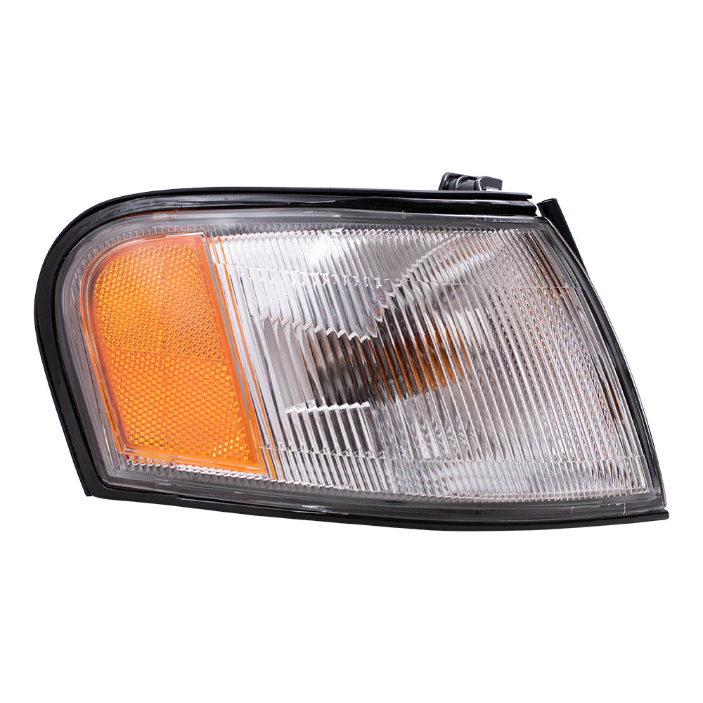 Brock Replacement Set Driver and Passenger Park Signal Corner Marker Lights Lamps Lenses Compatible with 95-99 Sentra 26120-1M325 26120-1M325