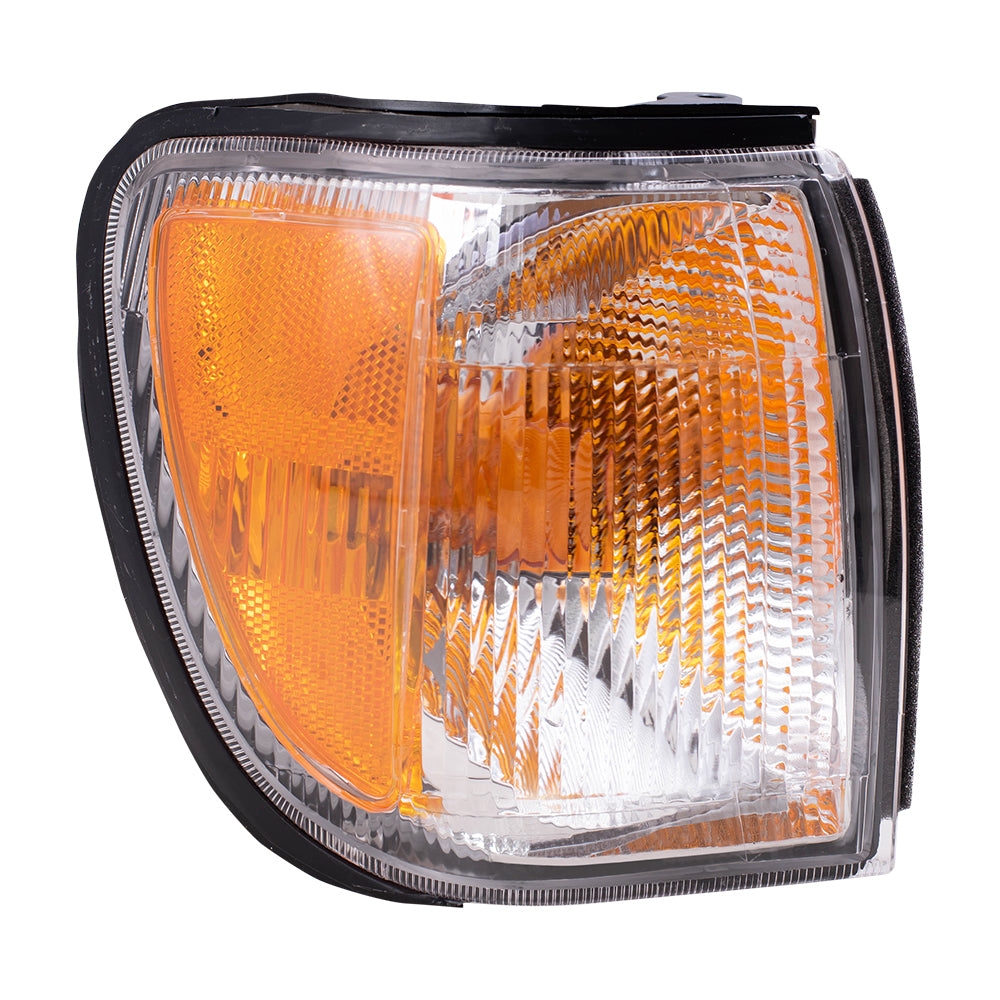 Brock Replacement Set Driver and Passenger Park Signal Corner Marker Lights Lamps Compatible with 99-04 Pathfinder SUV 261292W600 261242W600