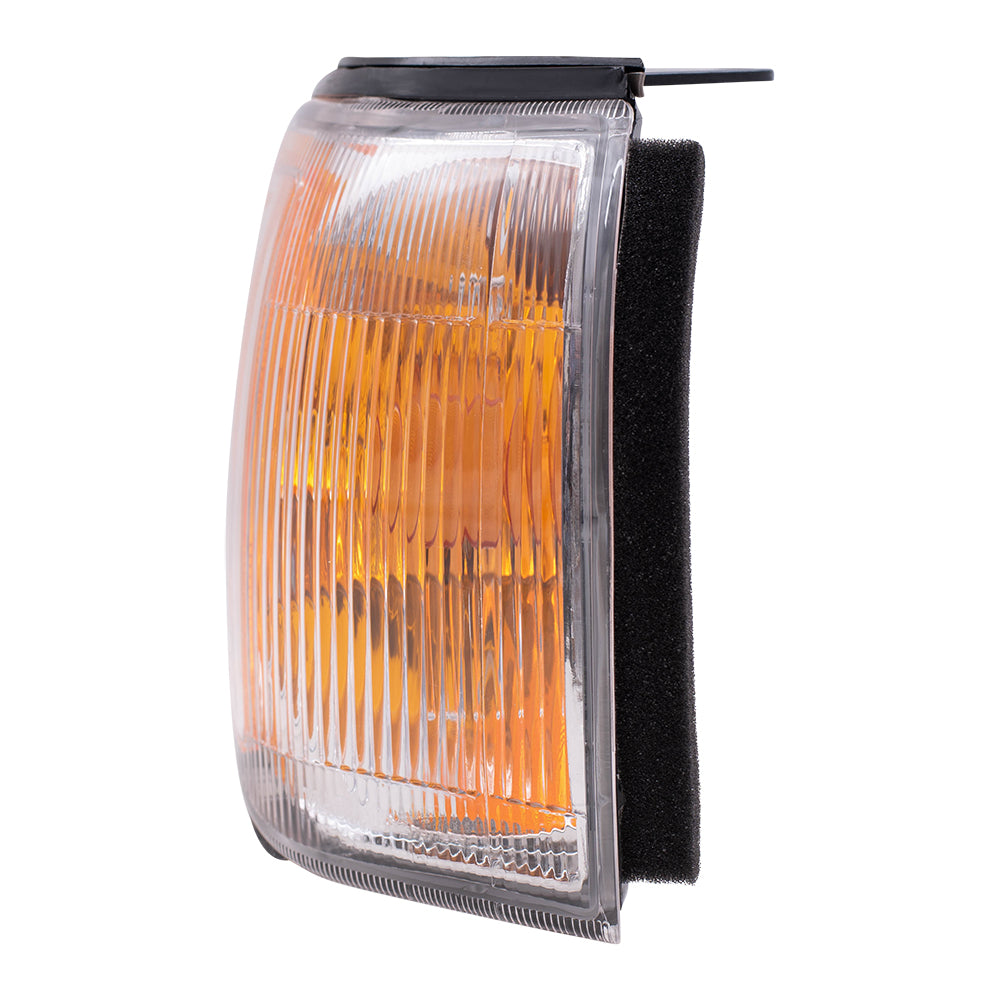 Brock Replacement Passengers Park Signal Corner Marker Light Lamp Lens Compatible with 99-04 Pathfinder SUV 26124-2W600