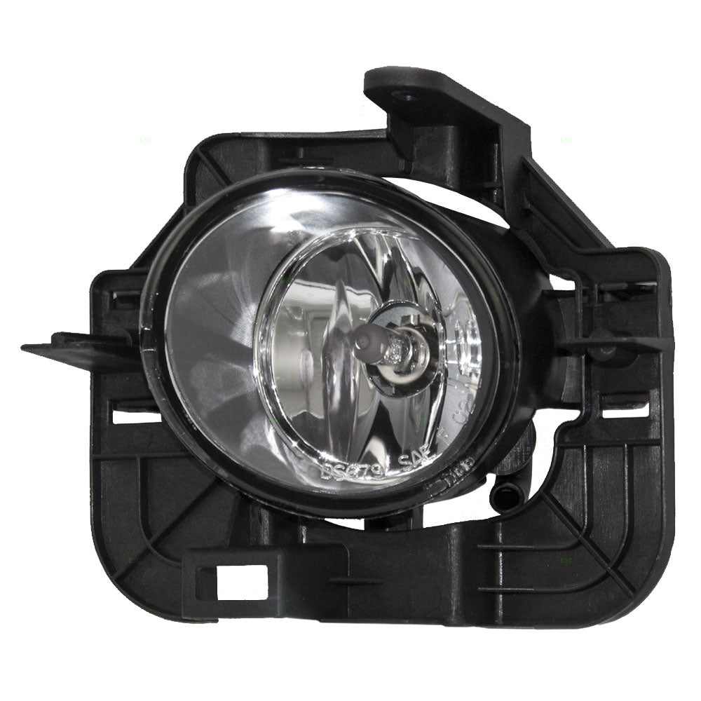 Brock Replacement Drivers Fog Light Lamp Lens with Bracket Compatible with 07-12 Altima 26155-9B91B