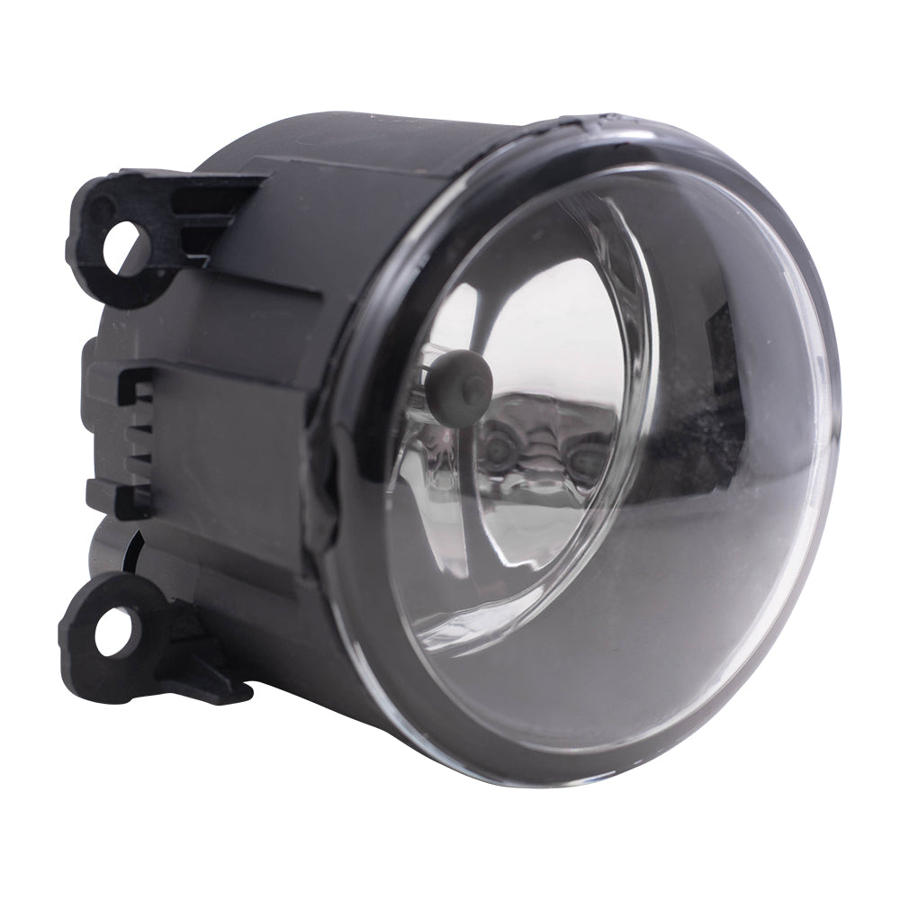 Brock Replacement Driver and Passenger Side Fog Light Assemblies Compatible with 2007-2012 Sentra SR/SR FE+/SE-R/SE-R SPEC V 26154-EA500