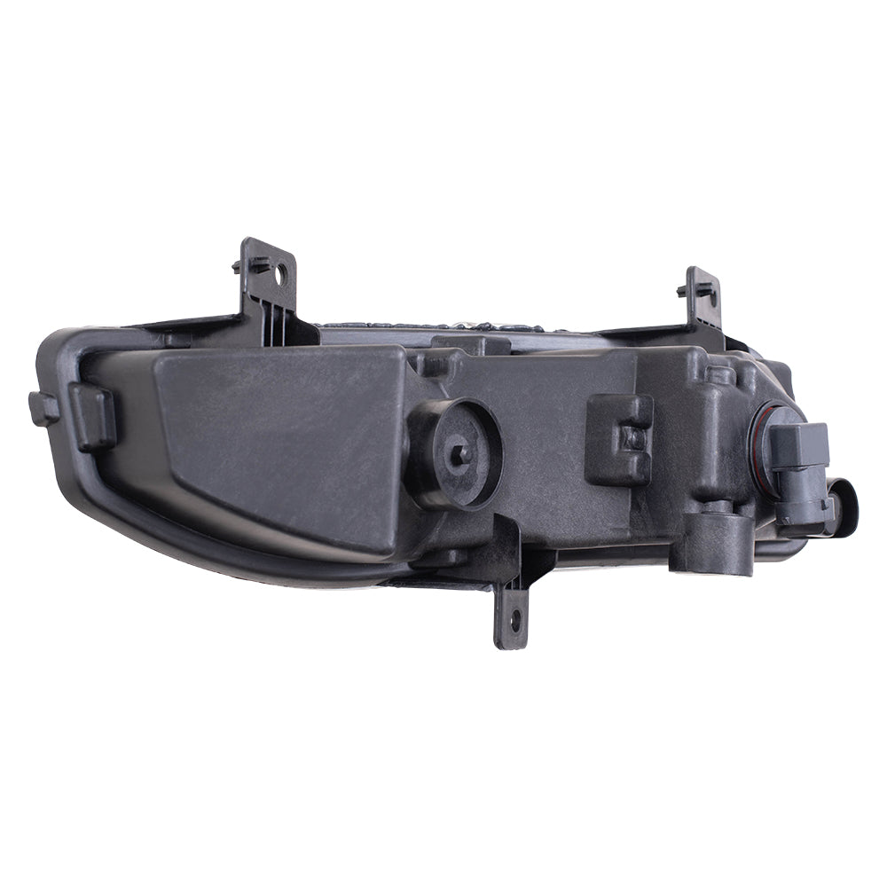 Brock Replacement Driver and Passenger Side Fog Light Assemblies Compatible with 2014-2019 Rogue/Versa Note 2017-2019 Rogue Hybrid 2018-2019 Kicks/Leaf