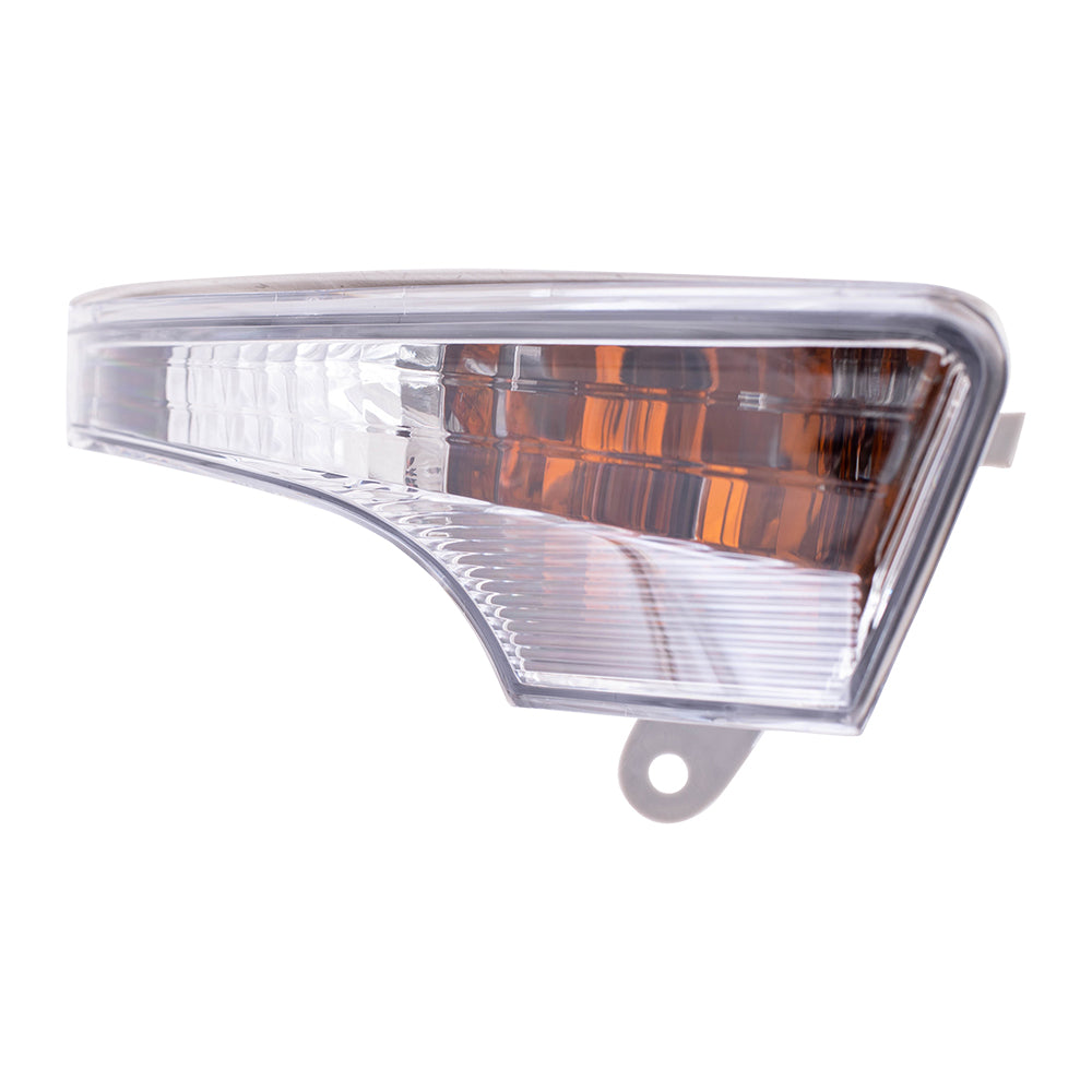 Brock Replacement Pair Set Front Signal Marker Lights Lamps Compatible with 2013-2017 Altima Sedan 26135-3TA0A 26130-3TA0A