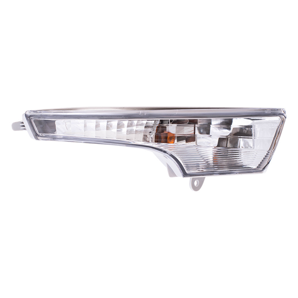Brock Replacement Pair Set Front Signal Marker Lights Lamps Compatible with 2013-2017 Altima Sedan 26135-3TA0A 26130-3TA0A