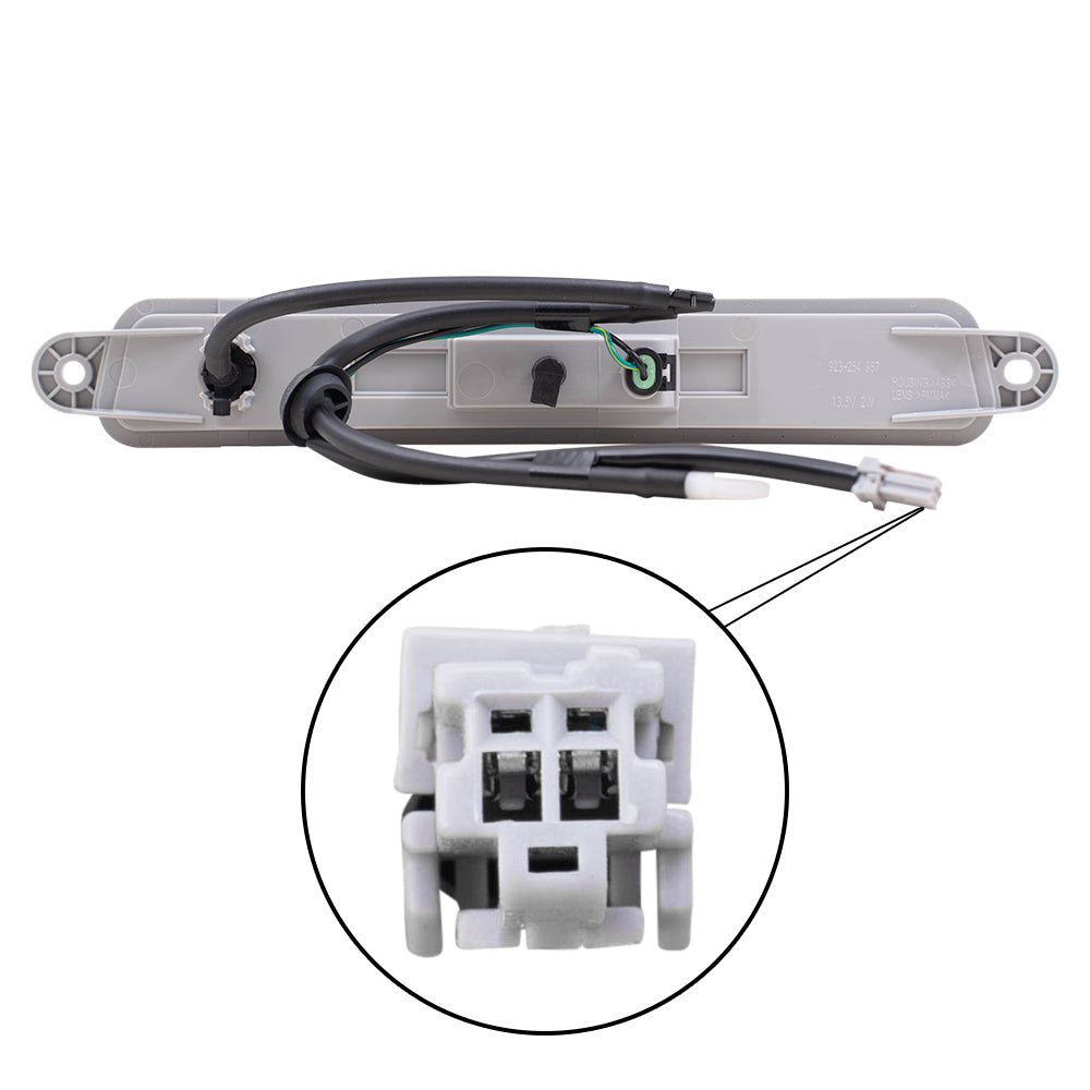 Brock Aftermarket Replacement Part 3rd Brake Light Compatible with 2004-2015 Nissan Armada