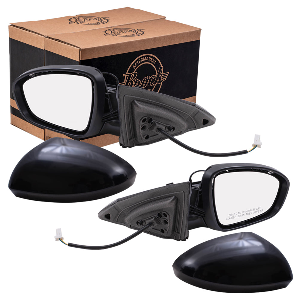 Replacement Set Driver and Passenger Power Side Door Mirrors Compatible with 2019-2025 Altima 96302-6CA0A 96301-6CA0A