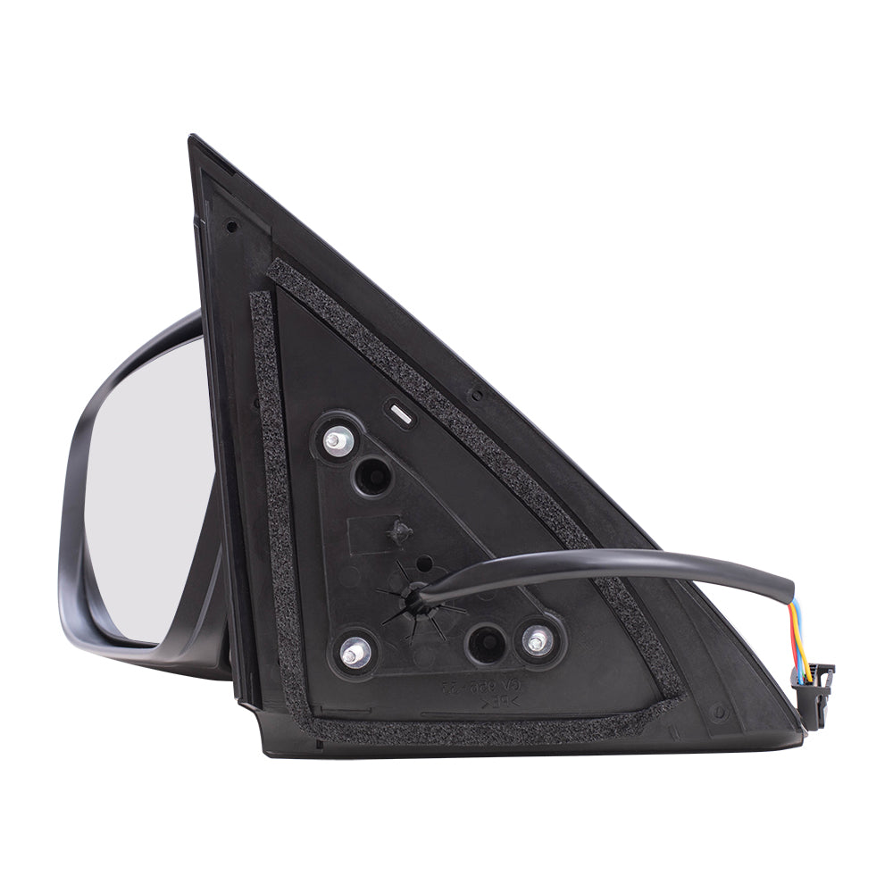 Brock Replacement Driver Side Power Mirror Paint to Match Black with Signal without Heat or Around View Compatible with 2018-2019 Pathfinder