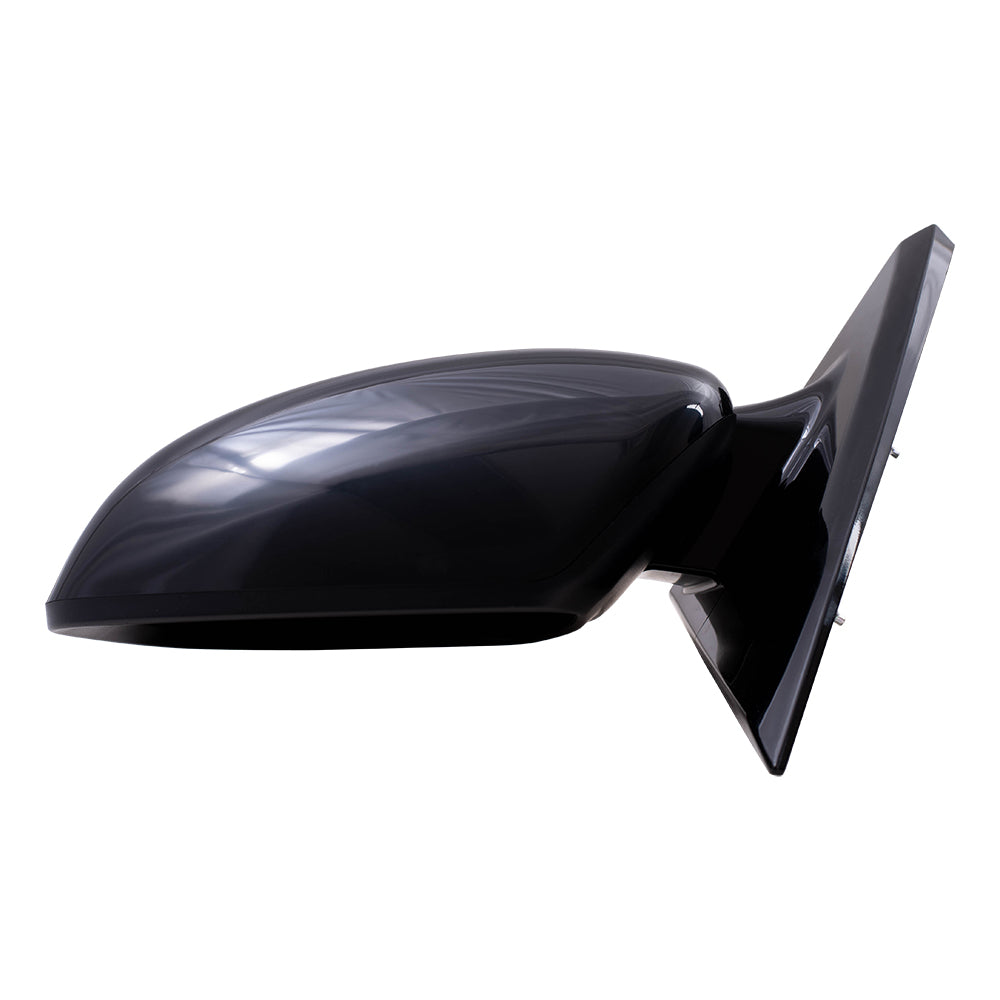 Brock Replacement Driver Side Power Mirror Paint to Match Black with Signal without Heat or Around View Compatible with 2018-2019 Pathfinder
