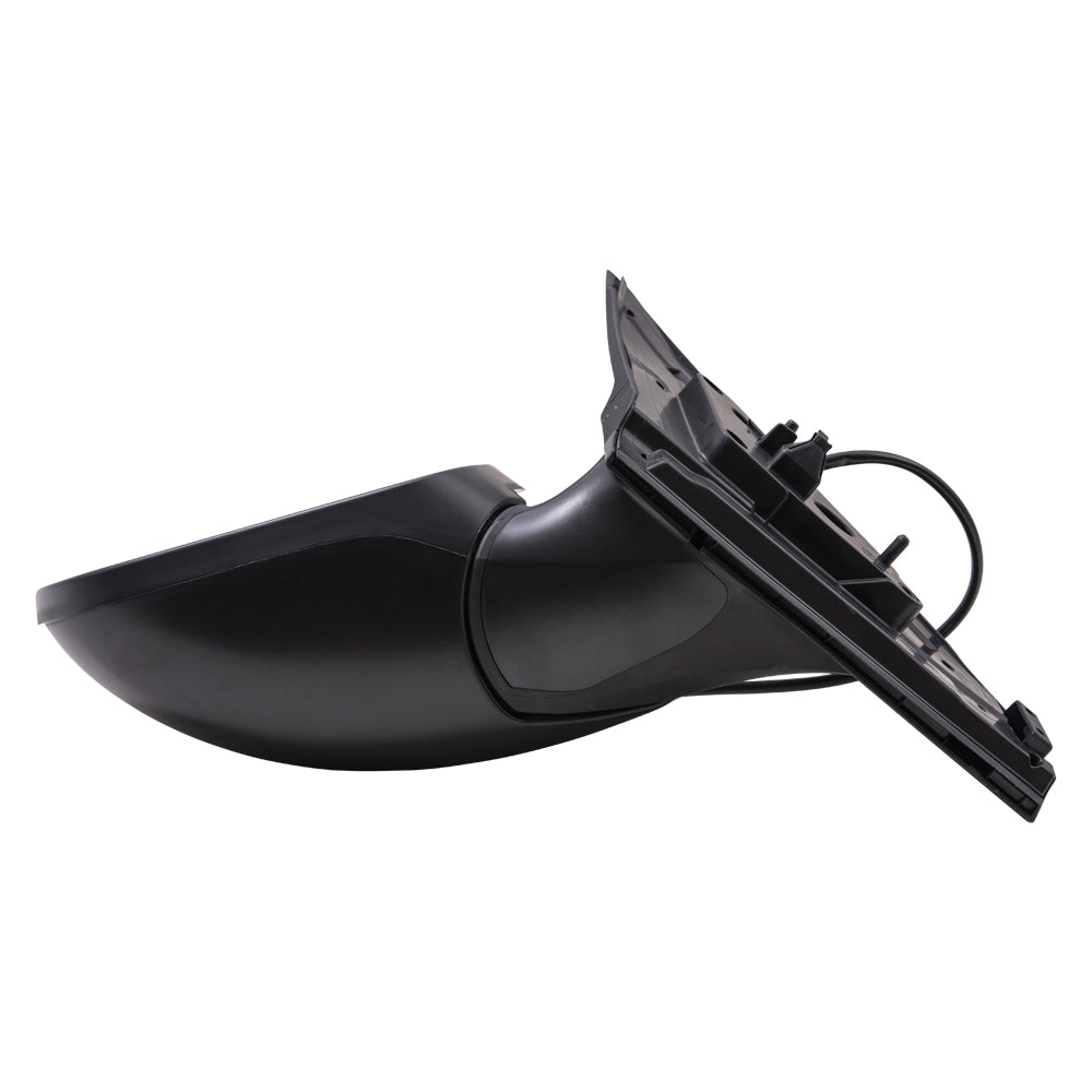 Brock Aftermarket Replacement Driver Left Power Mirror Without Heat-Signal-Camera Paint To Match Black Compatible With 2020-2021 Nissan Sentra