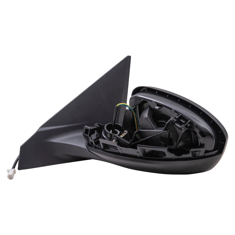 Brock Aftermarket Replacement Driver Left Power Mirror Without Heat-Signal-Camera Paint To Match Black Compatible With 2020-2021 Nissan Sentra