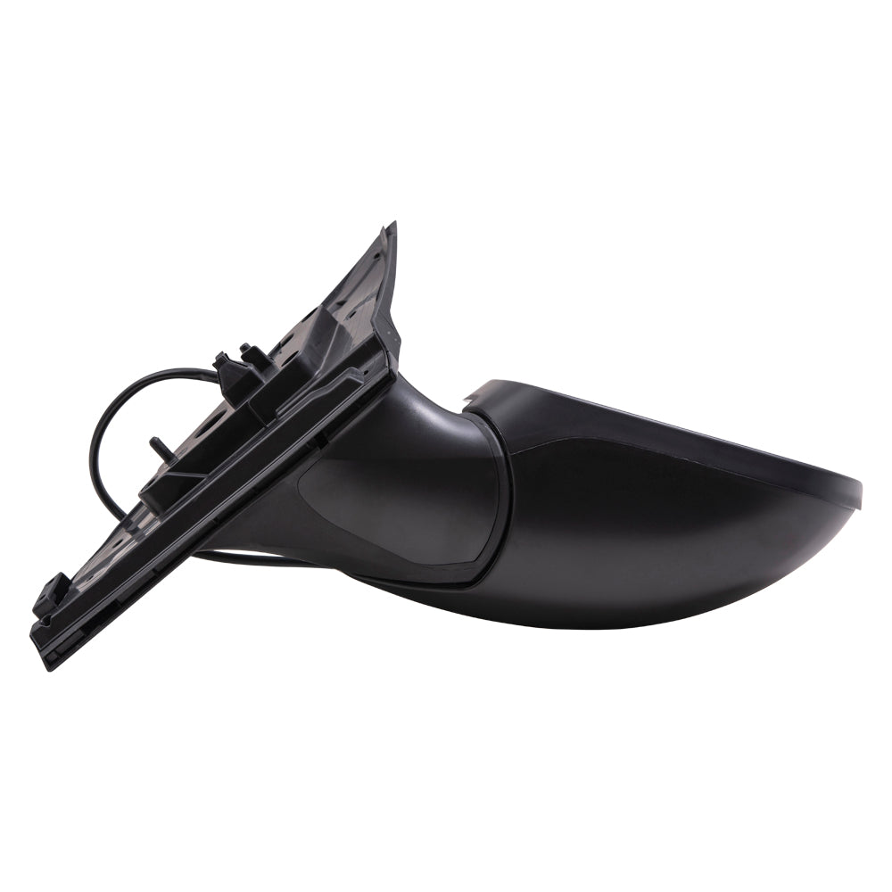 Brock Aftermarket Replacement Passenger Right Power Mirror Without Heat-Signal-Camera Paint To Match Black Compatible With 2020-2021 Nissan Sentra