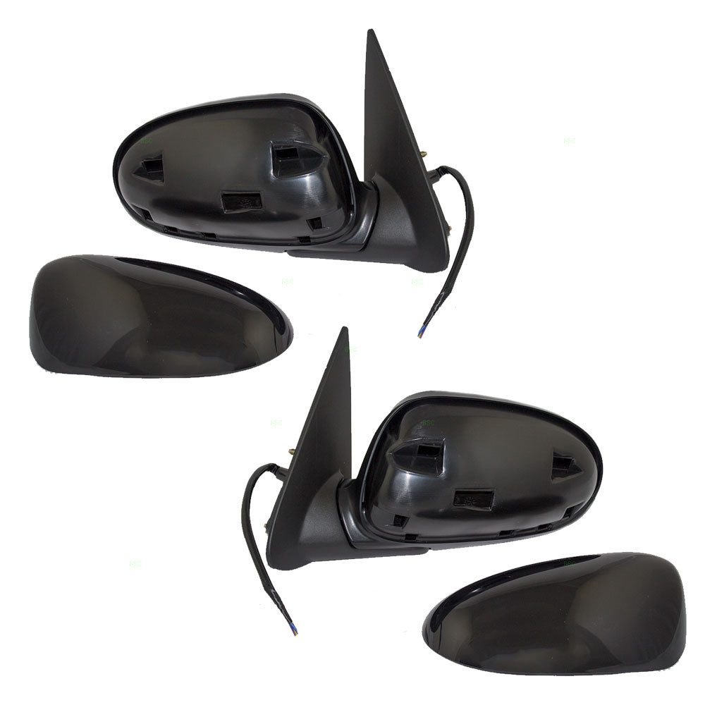 Replacement Set Driver and Passenger Power Side View Mirrors with Ready-to-Paint Covers Compatible with 2000-2003 Maxima 963023Y001 963013Y001