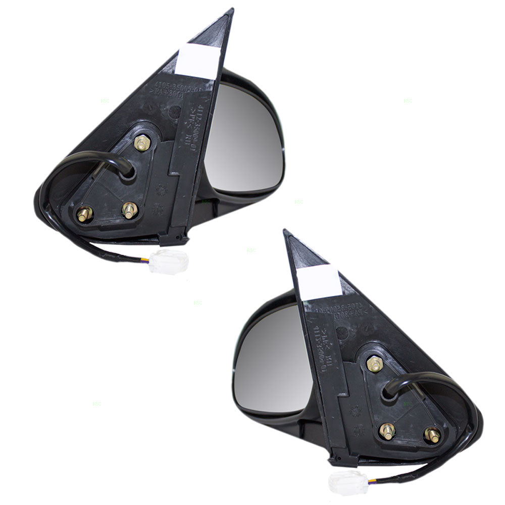 Replacement Set Driver and Passenger Power Side View Mirrors with Ready-to-Paint Covers Compatible with 2000-2003 Maxima 963023Y001 963013Y001