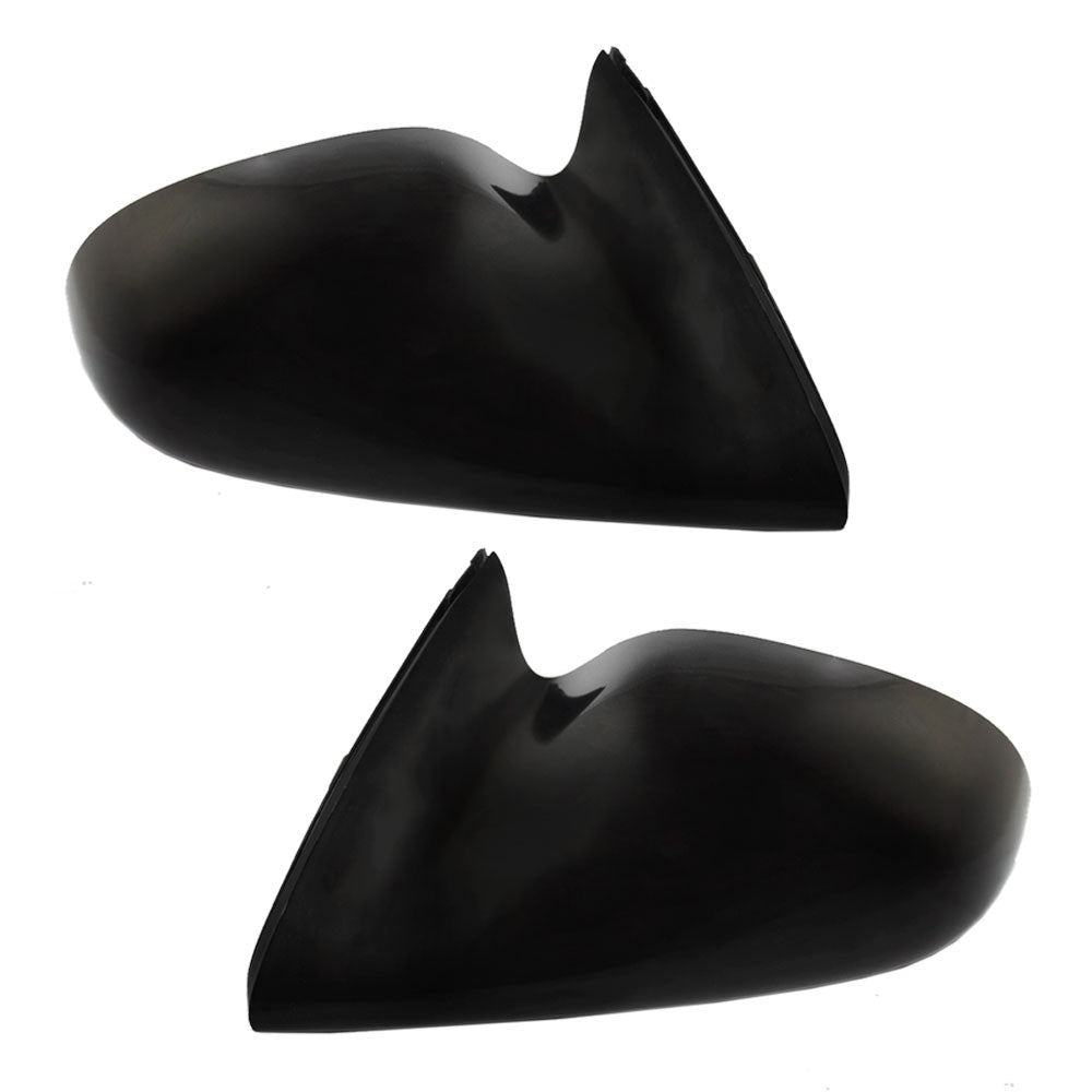 Driver and Passenger Power Side View Mirrors Ready-to-Paint Compatible with 00-01 Altima 963020Z811 963010Z811
