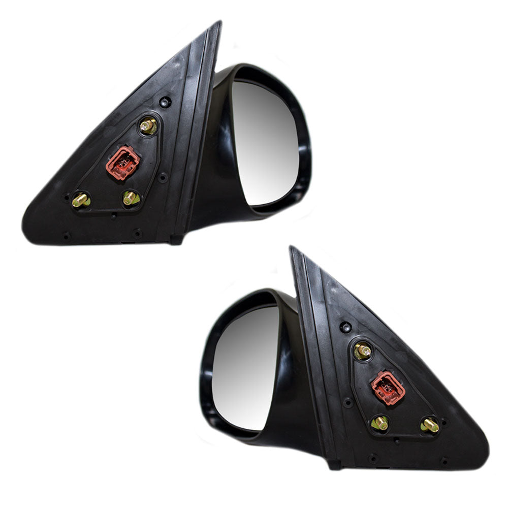 Driver and Passenger Power Side View Mirrors Ready-to-Paint Compatible with 00-01 Altima 963020Z811 963010Z811