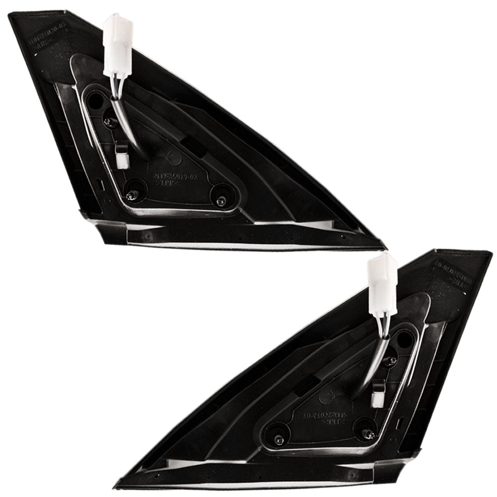 Driver and Passenger Power Side View Mirrors Compatible with 08-13 Altima 96302-JB10E 96301-JB10E
