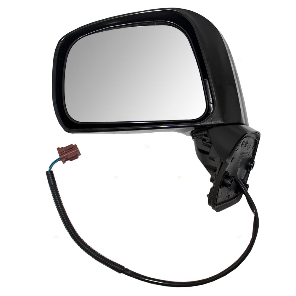 Drivers Power Side View Mirror Ready-to-Paint Compatible with 07-12 Versa Sedan Hatchback 96302-EL12B