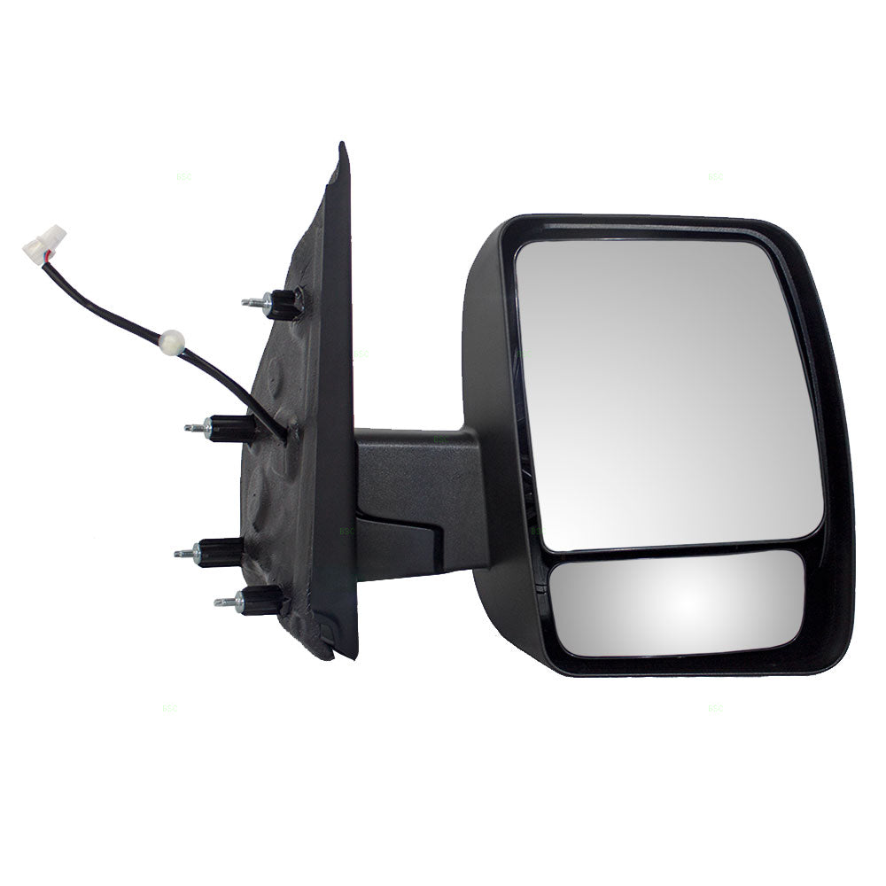 Brock Power Mirror Textured Black Foldaway for NV1500