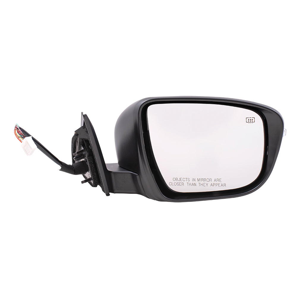 Replacement Passenger Side Door Power Mirror Heated Signal with Camera Compatible with 2017 Rogue Korea