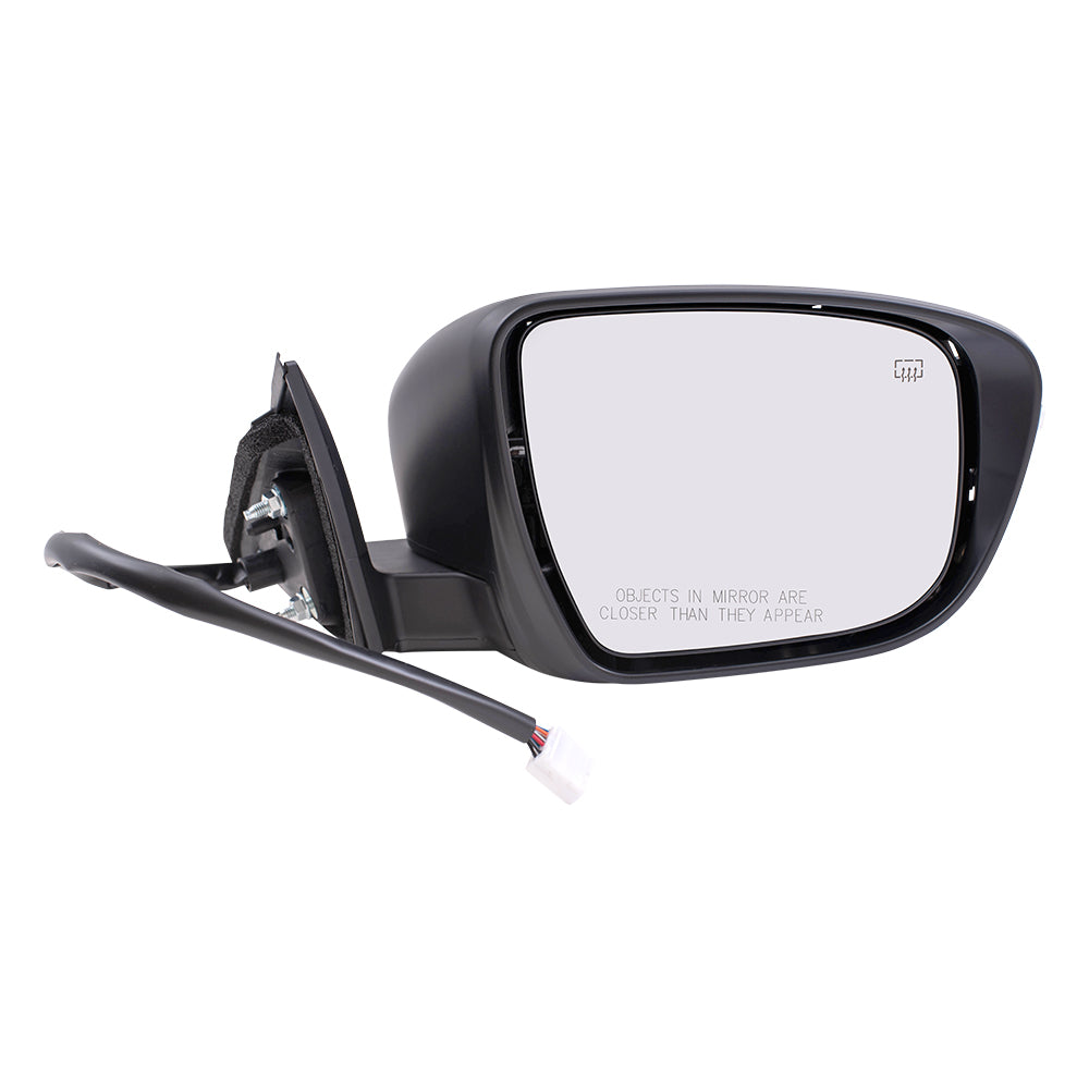 Replacement Set Driver and Passenger Power Side Mirrors Heated Signal Camera compatible with 2014-2016 Rogue