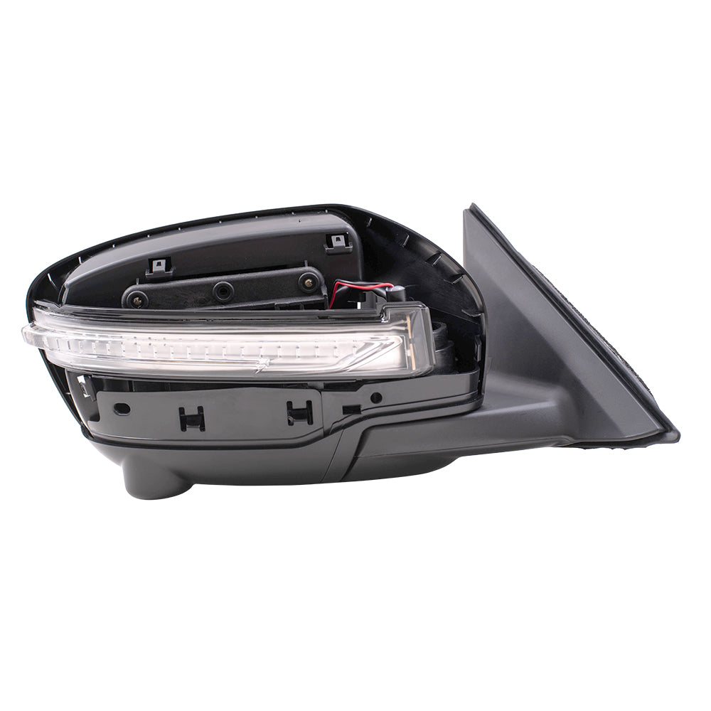 Replacement Set Driver and Passenger Power Side Mirrors Heated Signal Camera compatible with 2014-2016 Rogue