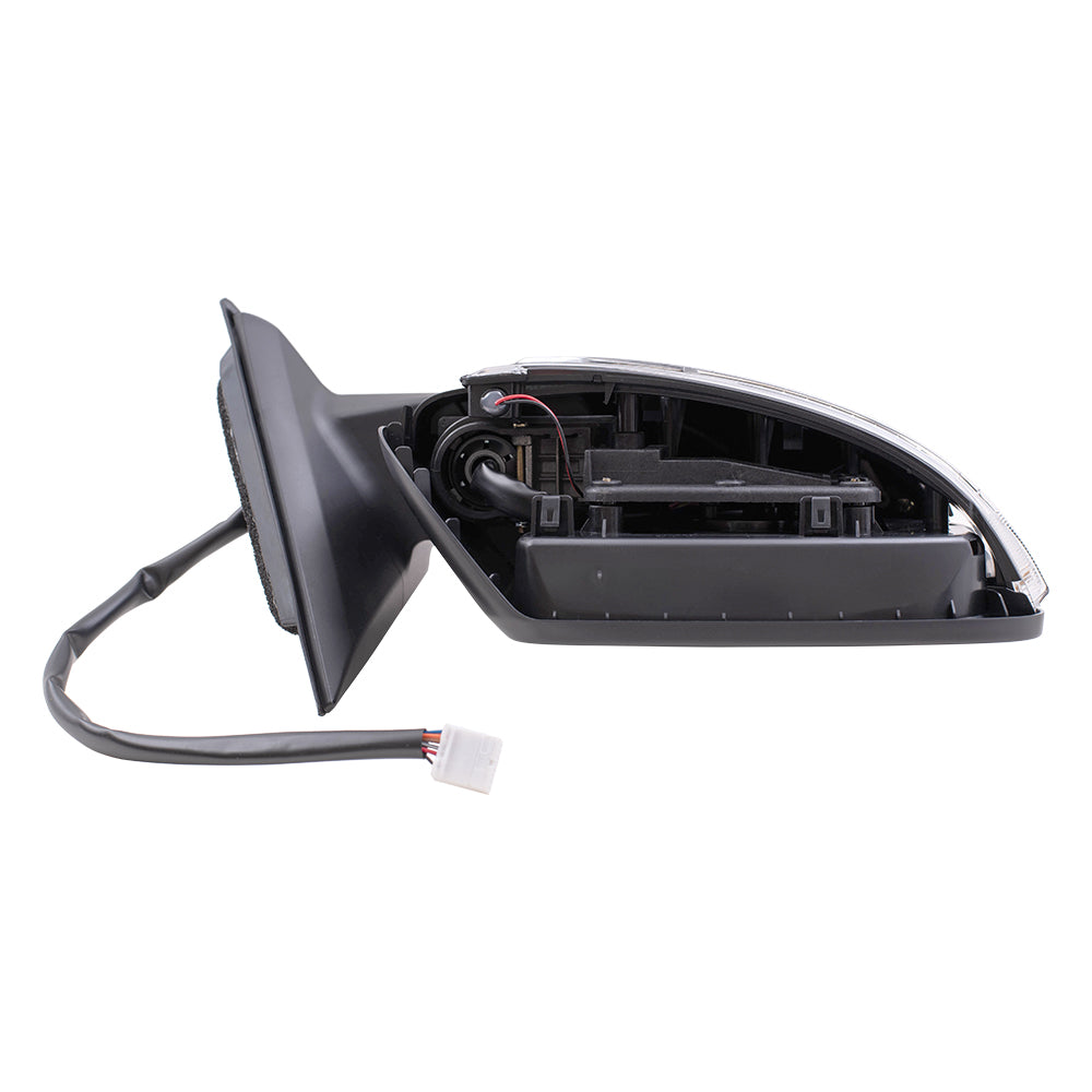 Replacement Set Driver and Passenger Power Side Mirrors Heated Signal Camera compatible with 2014-2016 Rogue