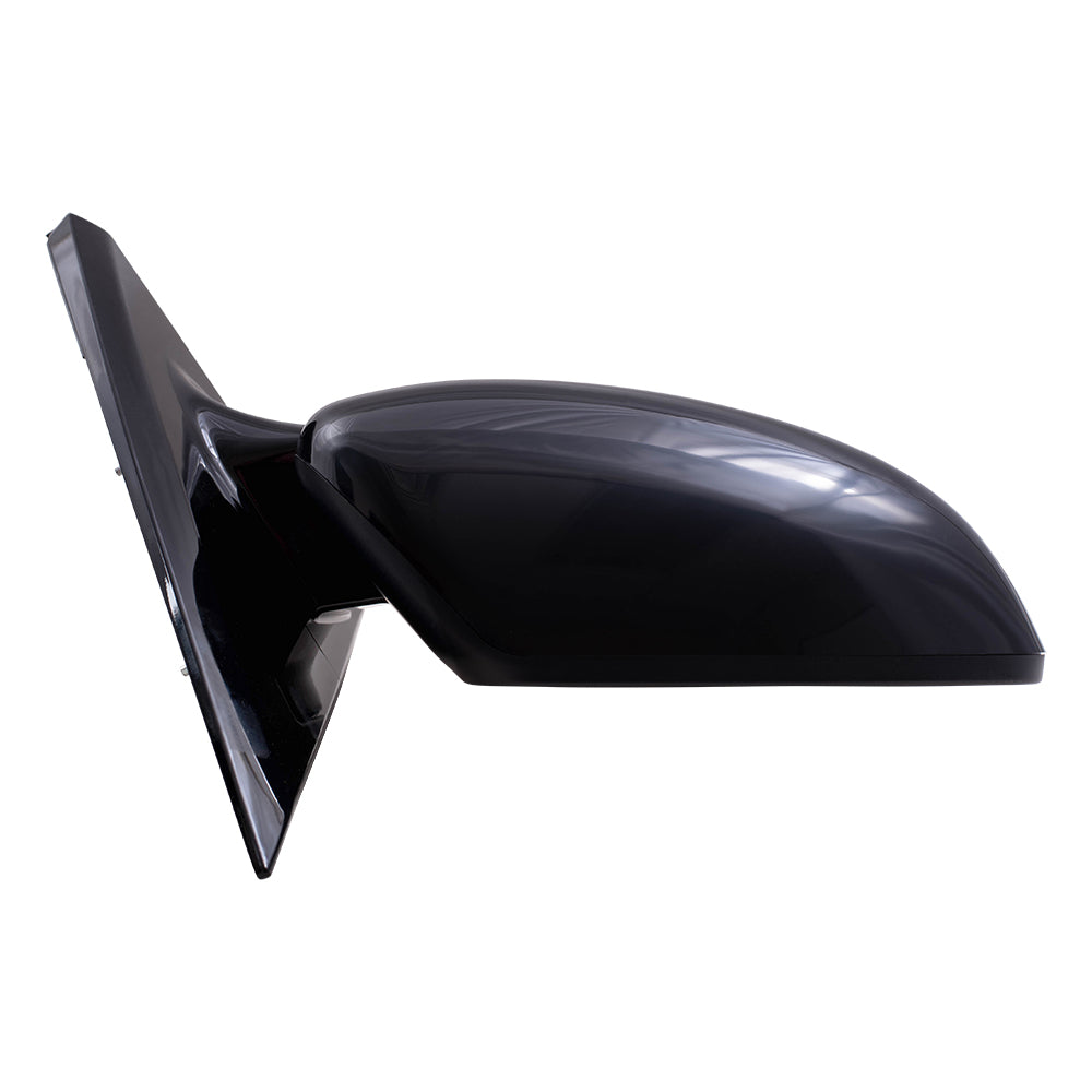 Brock Replacement Passenger Side Power Mirror Paint to Match Black with Heat and Signal without Around View Compatible with 2018-2019 Pathfinder