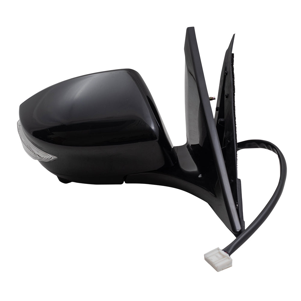BROCK Power Mirror Compatible with 2016-2018 Maxima Passengers Side Heated Signal Auto Tilt Down 963019DD1D 96301-9DD1D