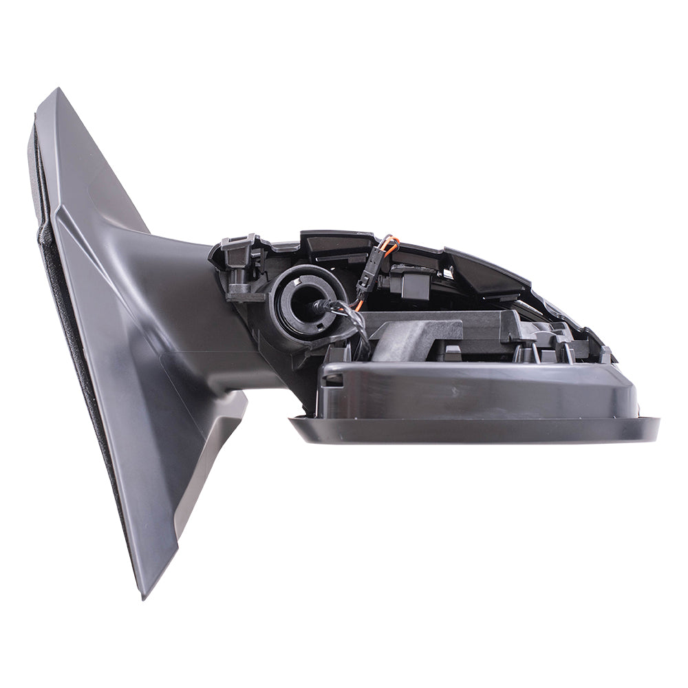 Replacement Set Driver and Passenger Power Side Door Mirrors Heated Signal Textured Black Base Compatible with 2019 Altima